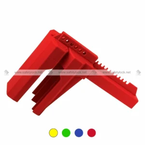 Red Ball Valve Lockout Device for Pipe Diameter 2 to 8 Inch for LOTO Safety Applications by E-Square Alliance
