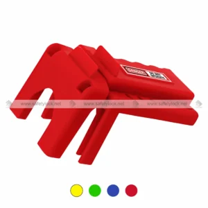 Red Ball Valve Lockout Device to Isolate Ball Valves for LOTO Safety Applications by E-Square Alliance