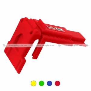 Red Ball Valve Lockout for Large Valves Lockout Applications and LOTO Safety by E-Square Alliance