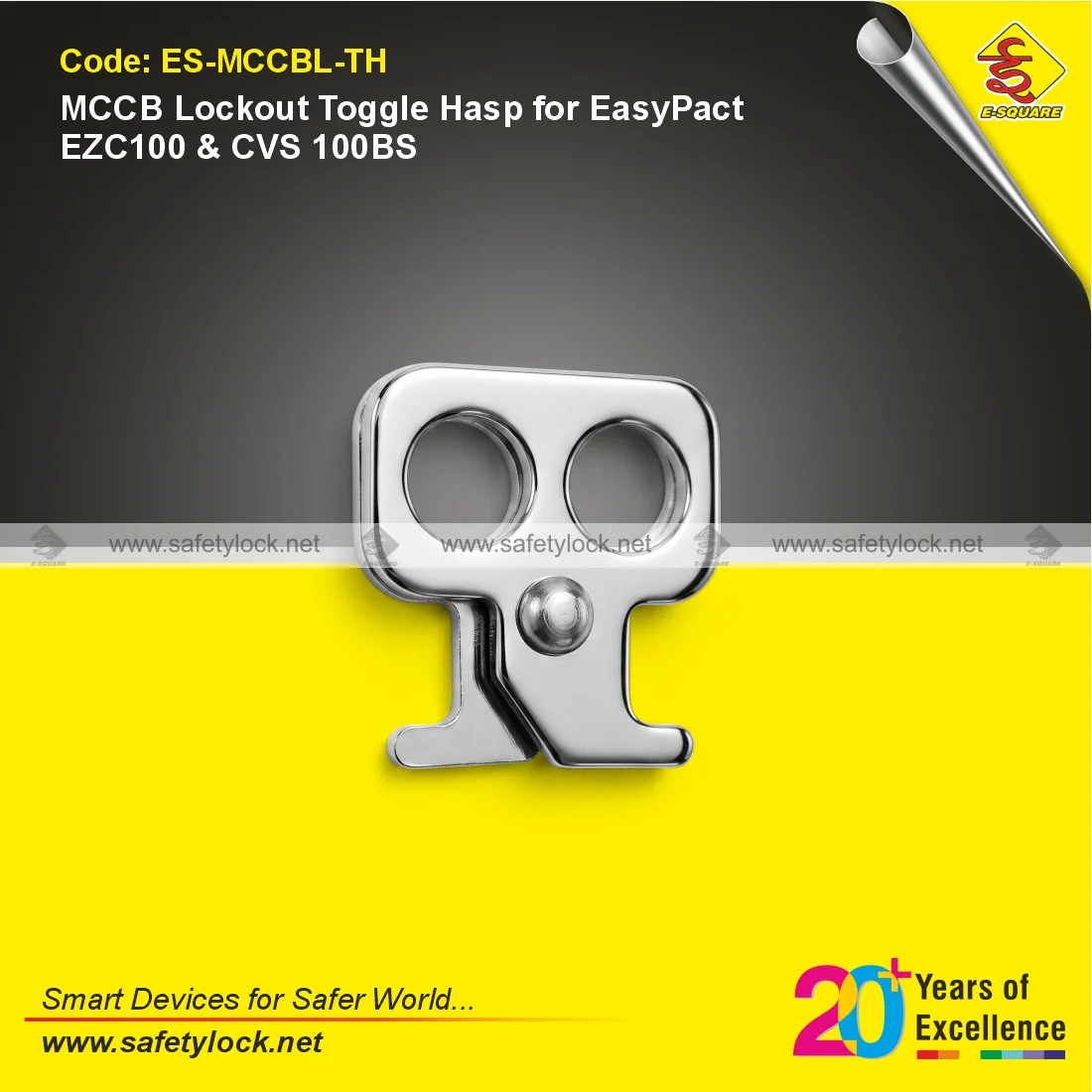 MCCB lockout toggle hasp for Schneider electric breakers