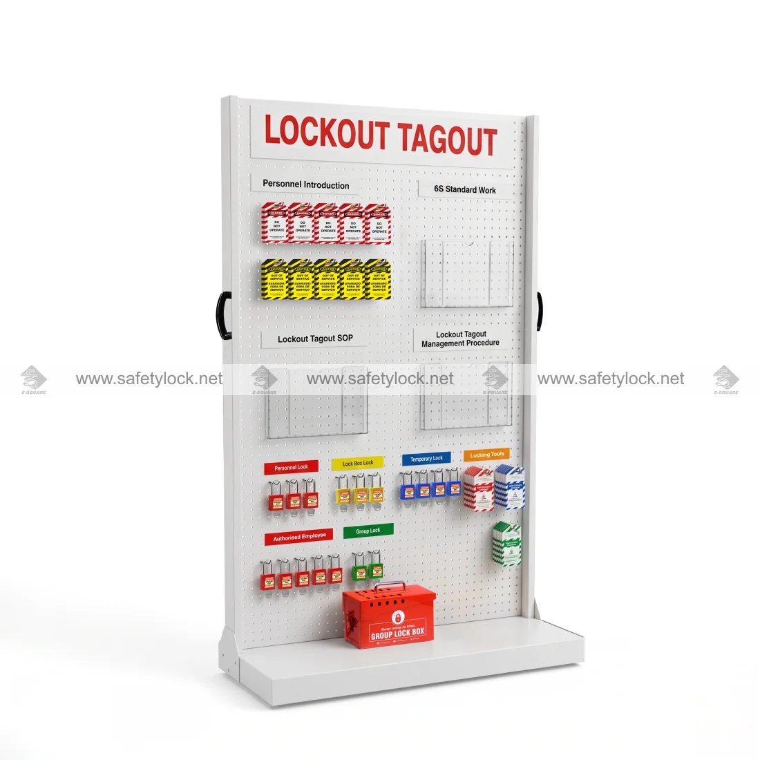 mobile loto visual management station