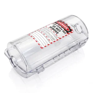 transparent molded plug lockout device large size