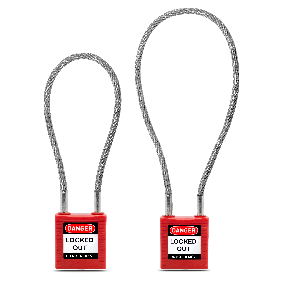 Compact Cable Lockout Safety Padlock