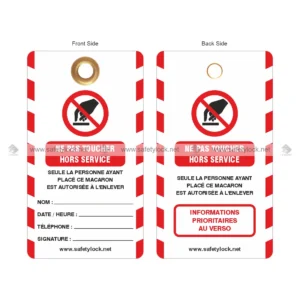 French language lockout tags supplier