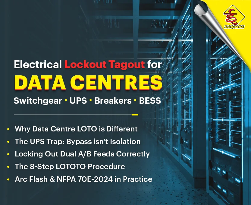 Electrical Lockout Tagout for Data Centres: Isolating Switchgear, UPS and Circuit Breakers Safely