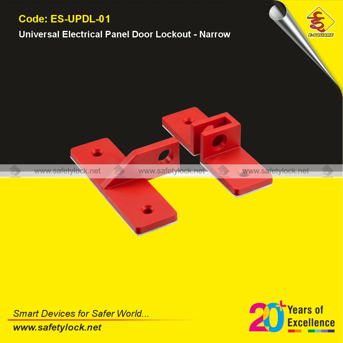 universal electrical panel door lockout device